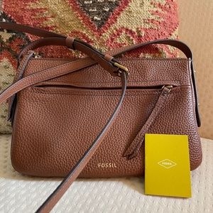Fossil Leather Crossbody Purse